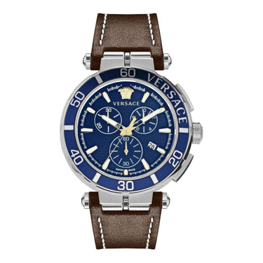 Versace Herren Armbanduhr GRECA CHRONO 45 mm VE3L00122